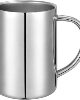 400ml Insulated 304 Stainless Steel Coffee Mug, Double-Wall Vacuum Travel Tumbler, Shatterproof for Camping, Office, and Outdoor - Durable, Perfect for Hot and Cold Drinks.