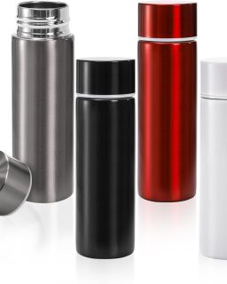 4 Pack Mini Stainless Steel Water Bottle, 5 Oz Insulated Small Water Bottle, Portable Leak-proof Purse Pocket Water Bottle Slim Water Flask, Keeps Drink Cold and Hot