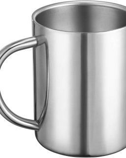 13.5oz / 400ml Double Walled Coffee Mug, Stainless Steel Tea Cups, Travel Camping Mugs